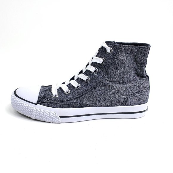 Airwalk Shoes - Airwalk Shoes Womens High Top Sneakers Size 8.5 Gray White Skater Casual EU 40.5